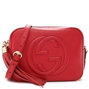 Gucci Soho Disco Crossbody Bag - Red